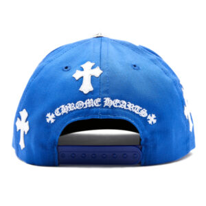 Chrome Hearts Cross Patch Baseball Hat Blue